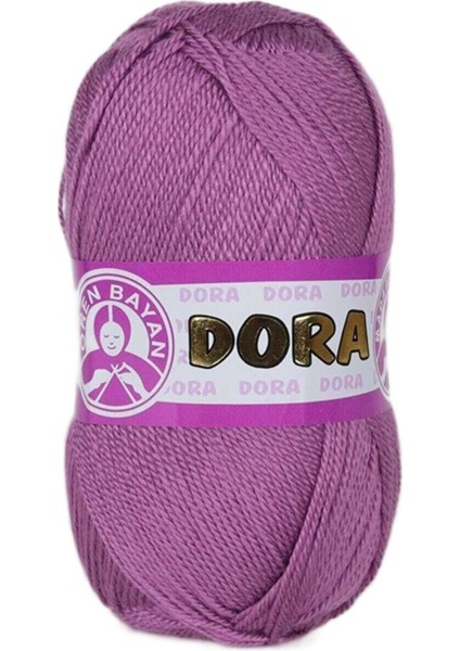 1 Adet Dora El Örgü Ipi Yünü 100 gr 050 Eflatun