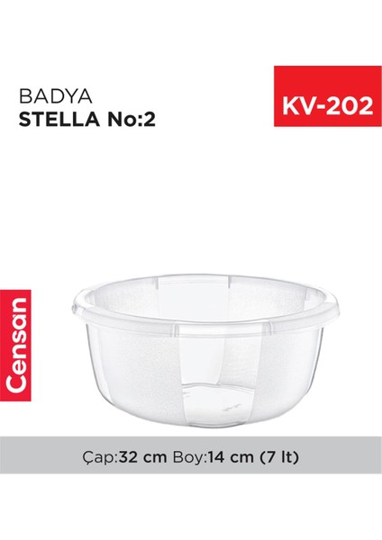 Yuvarlak Şeffaf Badya 1 Adet 2 No ROYALEKS-E174