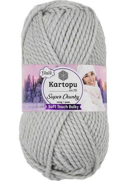 1 Adet Super Chunky Kalın Kışlık El Örgü Ipliği 100 gr K914