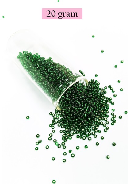 Dökme Cam Kum Boncuk (11/0) 2 mm - 4 Renk - Toplam 80 Gram - BNC399 indirimleri