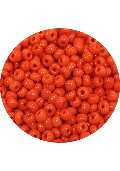 Dökme Cam Kum Boncuk (11/0) 2 mm - 20 Gram - Turuncu - BNC013 fiyatları