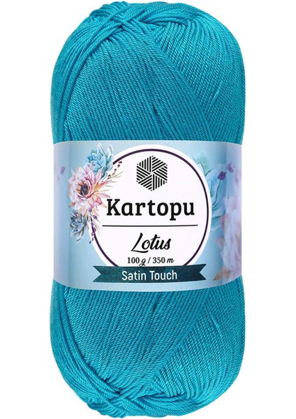 1 Adet Lotus Bikini Büstiyer Bluz Örgü Ipi K512 Turkuaz