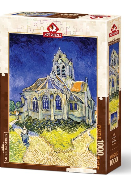 Puzzle Kilise, Vincent Van Gogh 1000 Parça Puzzle