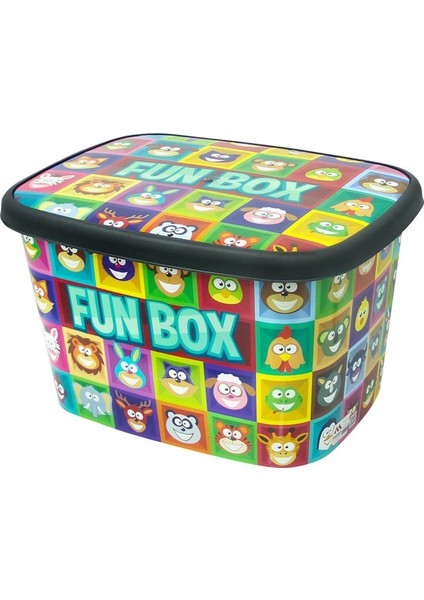 Desenli Eğlenceli Mega Oyuncak Kutusu 50 Lt. ROYALEKS-M11851