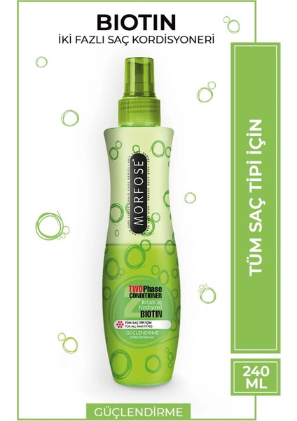 Biotin Çift Fazlı Saç Kondisyoner Fön Suyu 240 ml - Mrfs