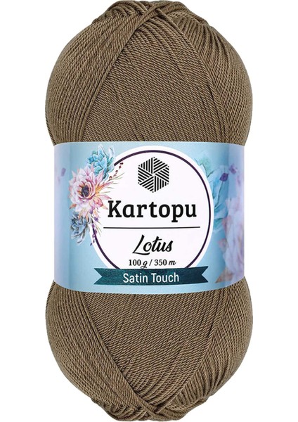 1 Adet Lotus Bikini Büstiyer Bluz Örgü Ipi K833 Vizon