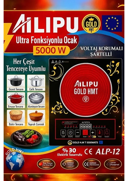 Alp-13 Ailipu Akıllı Lazer Ocak 5000WATT Alipu