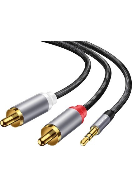 3.5mm Aux Jack To Rca Hi-Fi Ses Kablosu 5 Metre