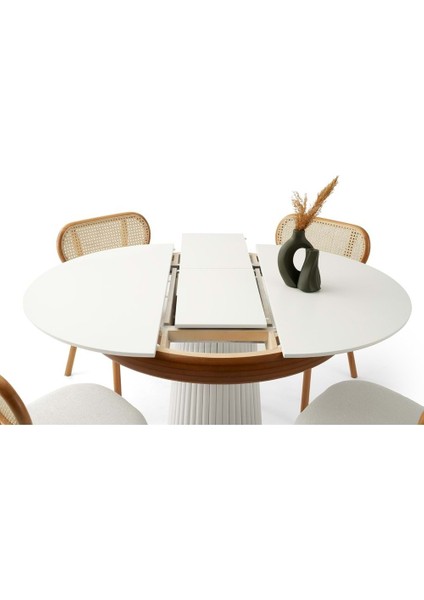 Mobilgen (Sadece Masa) Naturel Palermo 100+30*75 Açılabilir Masa modelleri