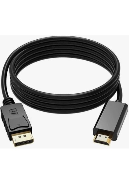 Display Port To HDMI Kablo - Gold Plated 1080P - 3 Metre