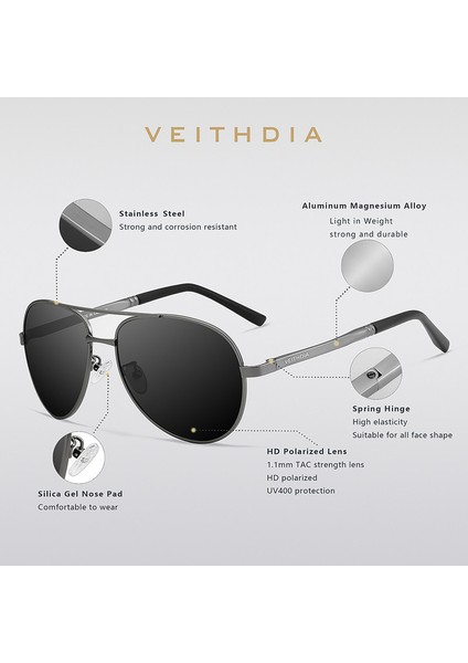 Erkek Güneş Gözlüğü - Polarize UV400 Lens (Yurt Dışından) modelleri