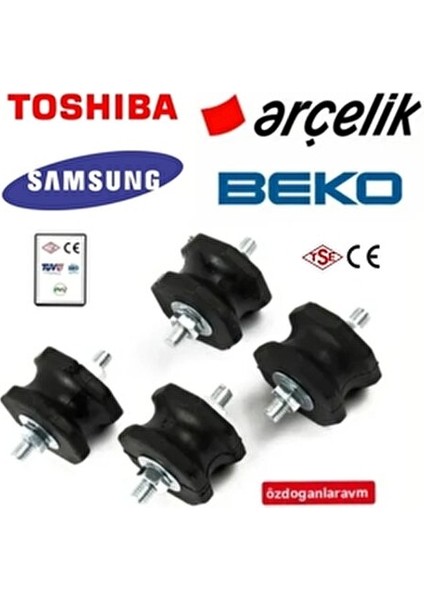 Klima Konsol Titreşim Önleyici Takoz Lastiği 45X2 (4'lü Paket)