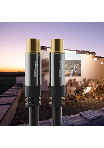 – 4K Anten Kablosu, Koaksiyel Kablolar – 20M – Dijital ve Analog Tv Için Tv Kablosu Metal Konnektörler fırsatları