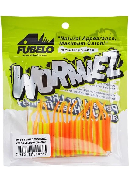 Wormiez 5.2 cm Lrf Silikon Yem Yellow Orange
