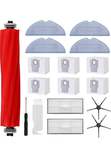 Xiaomi Roborock S7 T8PLUS/T7S/T7S Artı G10/G10S/G10SPRO Robot Vakum Süpürge Ana Yan Fırça Hepa Filtre Mop Kumaş (Yurt Dışından)