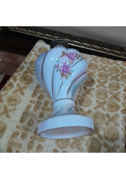 Porselen Gövde Antika Lamba