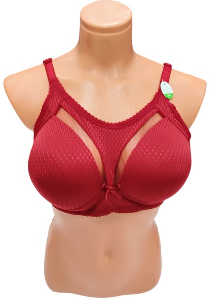 C Cup Telsiz Süngerli Önü Kumaş ve Tül Detaylı Yandan Destek Telli Toparlayıcı Sütyen fiyatları