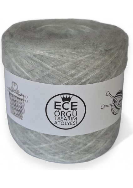 3 Katlı, Gri Angora Örgü Ipi (500 Gr.) fiyatları