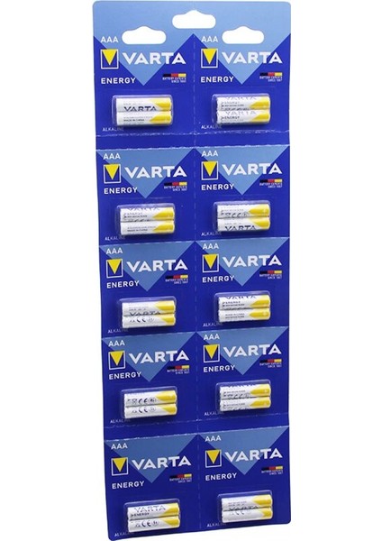Varta Ince Pil Alkalin 20PCS (4887)