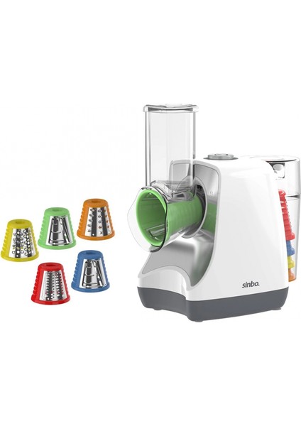 5in1 Otomatik Meyve ve Sebze Doğrayıcı Makine Kalın Ince = Rende - Dilimleme - Öğütücü 150W SHB-7505 (4887)