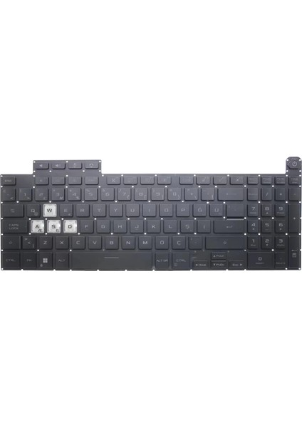 Asus Tuf Gaming F15 FX507ZU4 FX507ZC4 Notebook Klavye Rgb Işıklı fiyatları