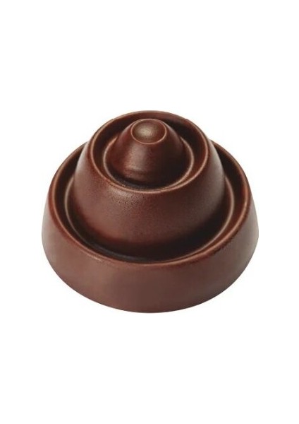 Innovation Polikarbon Pralin Çikolata Kalıbı Spiral Kubbe PC16 PC16 - � 31 x 20 H mm