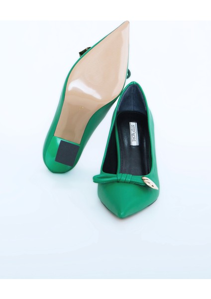 Kadın Topuklu Ayakkabı Z711582-YEŞIL indirimleri