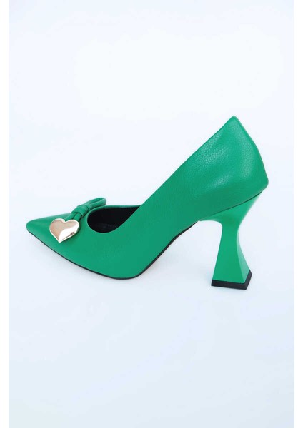 Kadın Topuklu Ayakkabı Z711582-YEŞIL