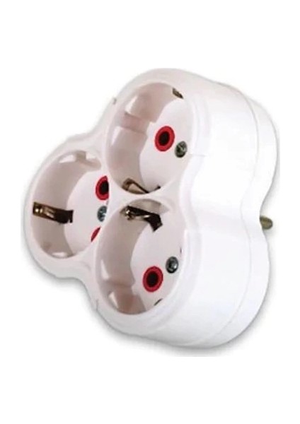 Fetih Üçlü Topraklı Fişli Priz