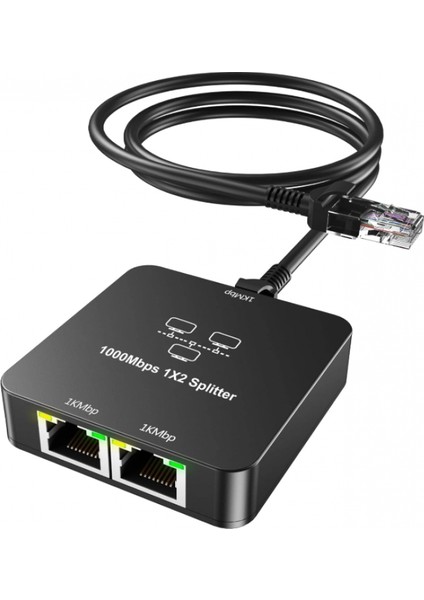 ZR861 RJ45 1to2 Gigabit Splitter Adaptör