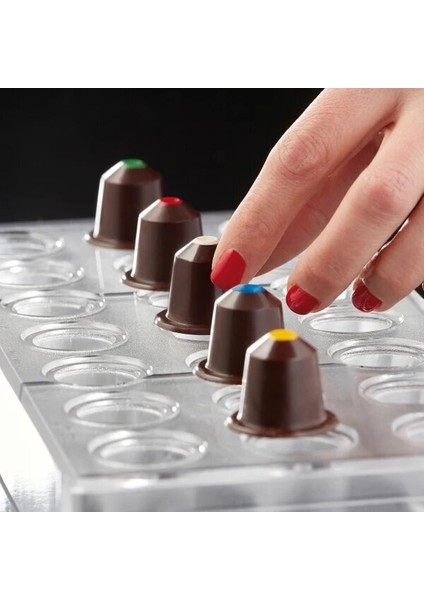 Innovation Polikarbon Pralin Çikolata Kalıbı Kahve Kapsülü PC36 PC36 - � 25�25 H mm fiyatları