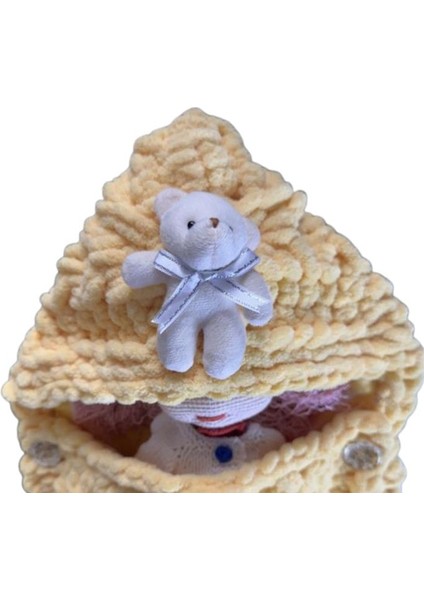 0674 El Örgüsü Puffy Iplik Kundak Bebek Battaniyesi / 0 - 2 Yaş modelleri