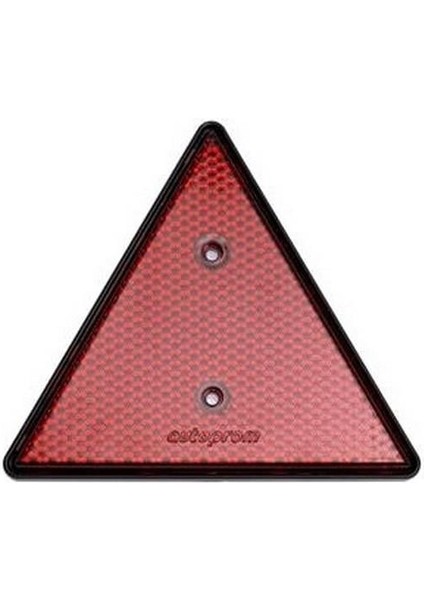 Üçgen Reflektör Delikli Kırmızı (150*150 Mm)