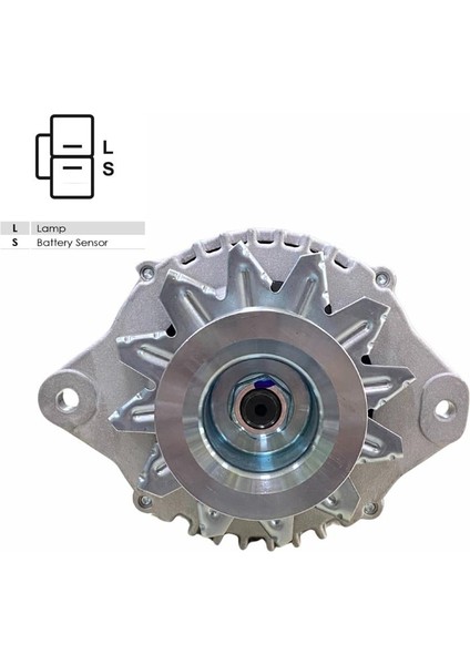 24V Alternatör Dinamo 80 A (L-S) (Çift Fiş) (Klimalı) Isuzu Turkuaz Otobüs/kamyon
