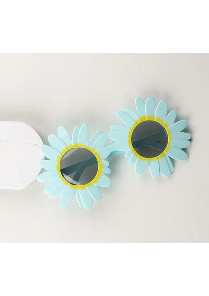 Mavi Renk Papatya Şekilli Parti Gözlüğü 18X10 cm (4887) modelleri