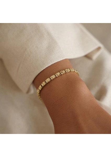 Mini Tablet Altın Bileklik