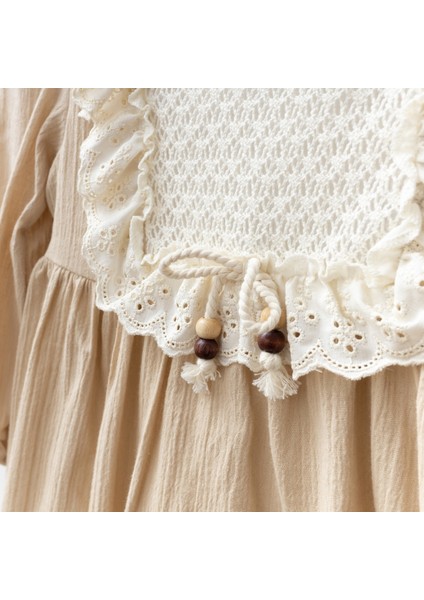 Fırfırlı Fiyonklu Kız Bebe Elbise modelleri