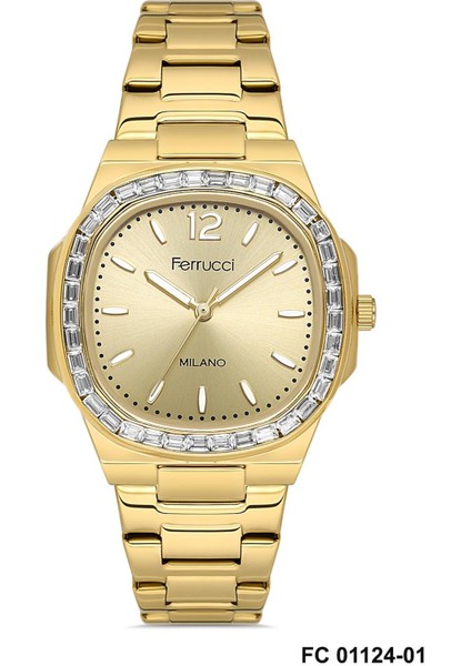 FC01124M.01 Altın Renk 34 mm Kadın Kol Saati