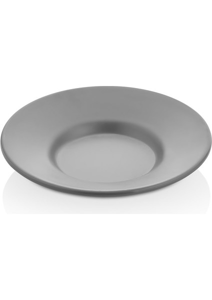 1533.G - Drinkware 6'lı Gri Bardak Altlığı 12,5 Cm, Thermoset Melamin