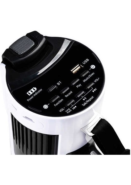 WM-90PU Type-C 100 Watt Mayk Mikrofonlu Usb-Tf-Bluetooth Megafon modelleri