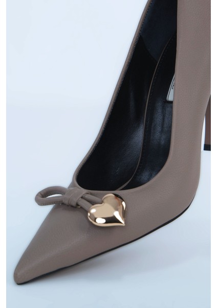 Kadın Topuklu Ayakkabı Z711582-VIZON fiyatları