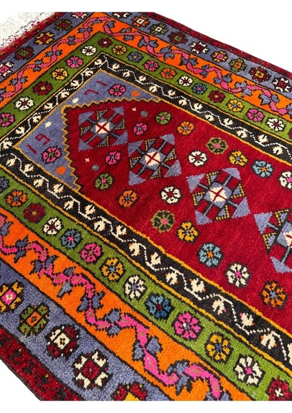 El Dokuma 1971 Koleksiyonluk 100X135 Kök Boya Selendi Halısı fiyatları