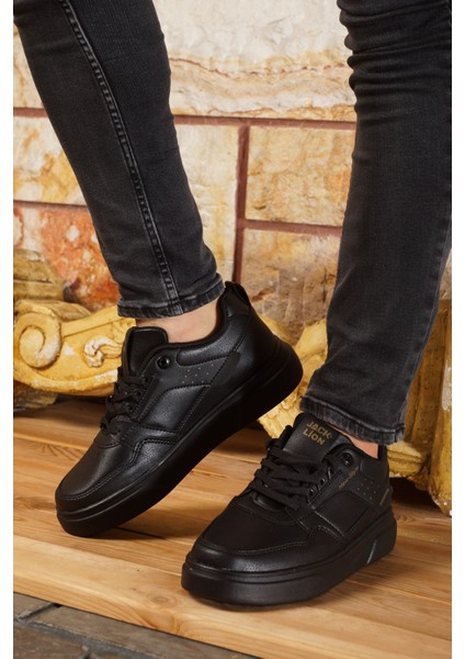 Jack&lion Erkek Sneaker Siyah Ayakkabı