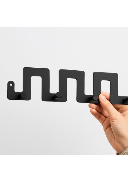 Zeta Siyah Metal Askı 6’lı Lüx Vestiyer Dolap Portmanto Elbise Ceket Çanta Asma Aparatı Askılık indirimleri