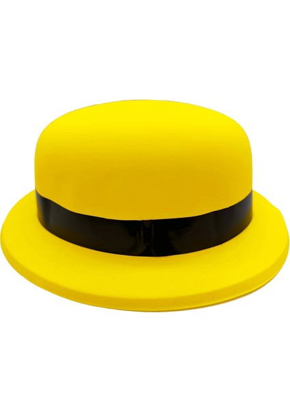 Neon Partisi Sarı Renk Melon Plastik Parti Şapkası indirimleri