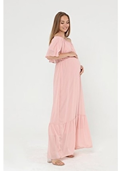 Çekim, Uzun, Hemile, Abiye Şifon Elbise fiyatları