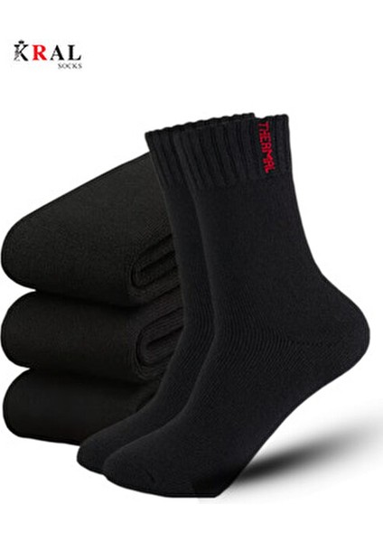 Termal Kışlık Kalın Çorap (3 - Çift) Erkek Kadın Unisex Pamuklu Havlu Çorabı indirimleri