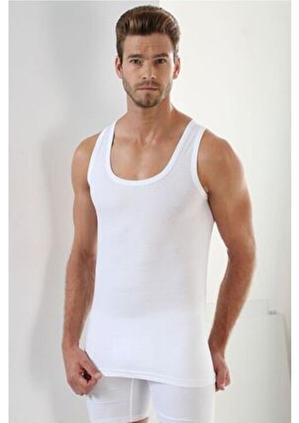 Arma Premium %100 Pamuklu Beyaz Erkek Atlet 6'lı Paket Nefes Alabilir Tasarım