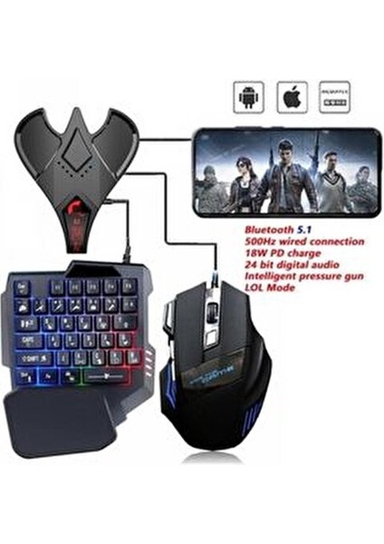 Kugamer M3 Pubg Mobile Klavye Mouse Konsol Dönüştürücü Yapay Zeka Silah Tanıma 2025 Model Pro Sürüm modelleri