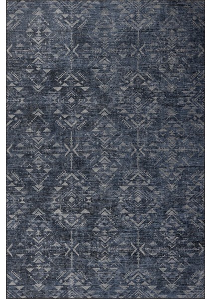 Nora Lacivert Etnik Desenli Dokuma Tabanlı Modern Şönil Halı Al 501 fiyatları